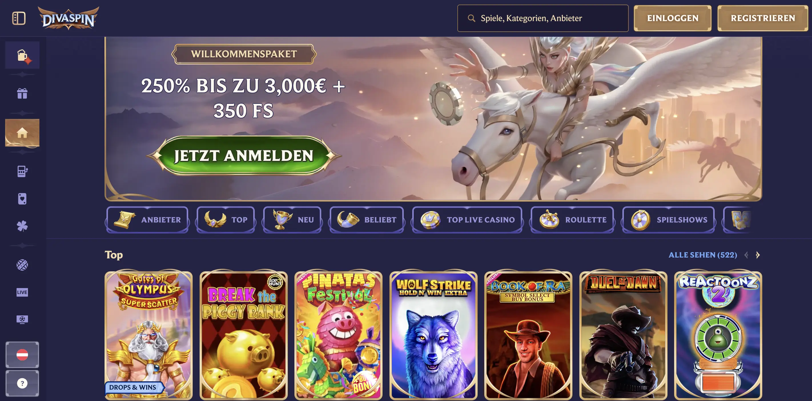 Divaspin Casino neue online casinos österreich: Bewertung und Erfahrungen Divaspin Casino neue online casinos österreich